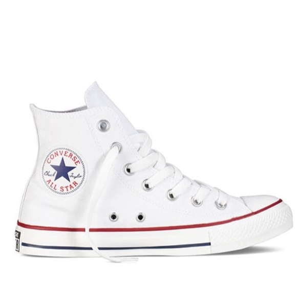 Converse Shoes - White Hightop Converse! Gently worn